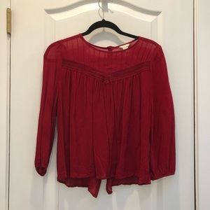 Forever 21 red blouse